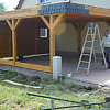 Dieses Carport wurde passgenau entworfen und komplett aufgebaut.